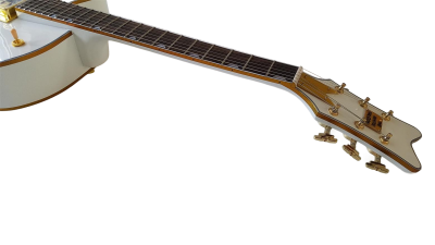 Custom Sovereign G6136T Hollow Body Single Cut Model Snowcrest White Falcon Guitar - Image 7