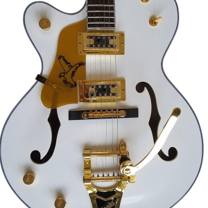 Custom Sovereign G6136T Hollow Body Single Cut Model Snowcrest White Falcon Guitar