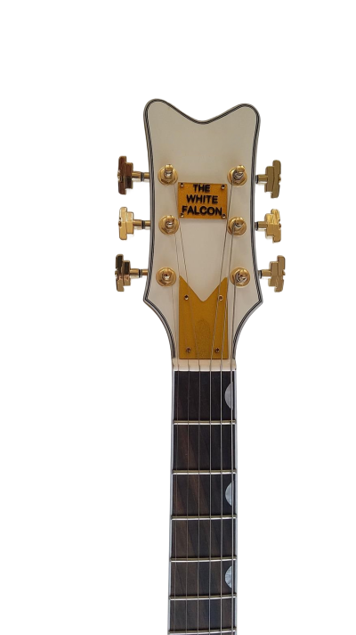 Custom Sovereign G6136T Hollow Body Single Cut Model Snowcrest White Falcon Guitar - Image 10