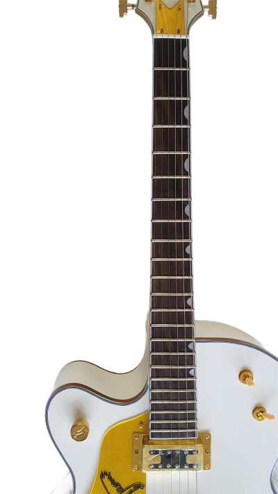 Custom Sovereign G6136T Hollow Body Single Cut Model Snowcrest White Falcon Guitar - Image 11