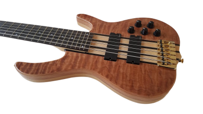 Custom Denver Smith Elite BSR Quilted Maple 6 String Bass - Image 10