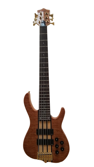 Custom Denver Smith Elite BSR Quilted Maple 6 String Bass - Image 2