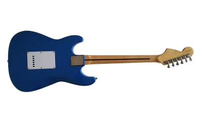 Custom Regent Yngwie Malmsteen Scalloped Fretboard Blue Electric Guitar - Image 6