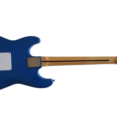 Custom Regent Yngwie Scalloped Fretboard Blue Electric Guitar - Image 6
