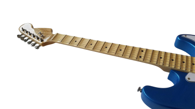 Custom Regent Yngwie Malmsteen Scalloped Fretboard Blue Electric Guitar - Image 4