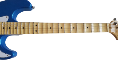 Custom Regent Yngwie Malmsteen Scalloped Fretboard Blue Electric Guitar - Image 10
