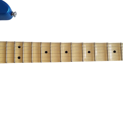Custom Regent Yngwie Scalloped Fretboard Blue Electric Guitar - Image 10