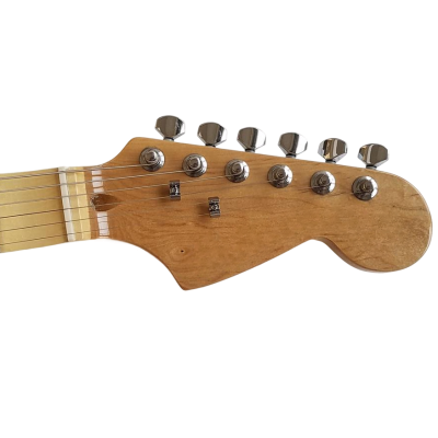 Custom Regent Yngwie Scalloped Fretboard Blue Electric Guitar - Image 3