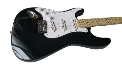 Custom Regent Clapton Contour Body Black Electric Guitar - Image 6