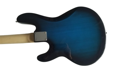 Custom Aether Sting Pacific Blue Burst Finish 1 Pickup Bass - Image 2