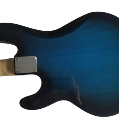 Custom Aether Sting Pacific Blue Burst Finish 1 Pickup Bass - Image 2