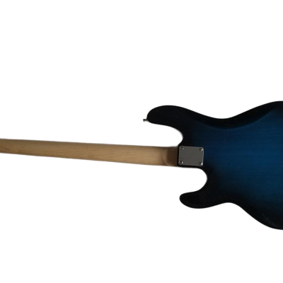 Custom Aether Sting Pacific Blue Burst Finish 1 Pickup Bass - Image 4