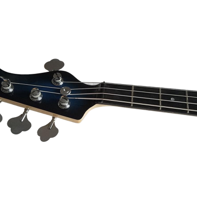 Custom Aether Sting Pacific Blue Burst Finish 1 Pickup Bass - Image 6