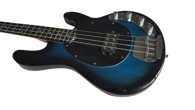 Custom Aether Sting Pacific Blue Burst Finish 1 Pickup Bass - Image 7