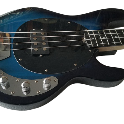 Custom Aether Sting Pacific Blue Burst Finish 1 Pickup Bass - Image 8