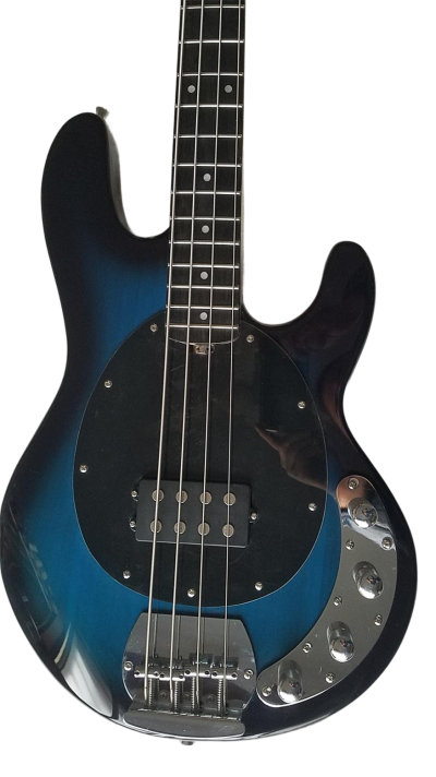Custom Aether Sting Pacific Blue Burst Finish 1 Pickup Bass