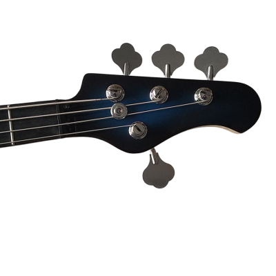 Custom Aether Sting Pacific Blue Burst Finish 1 Pickup Bass - Image 12