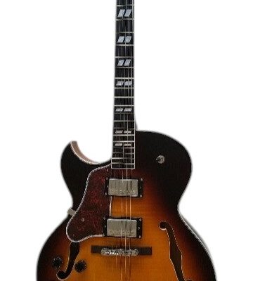 Custom Crown ES175 Vintage Semi Hollow Body Archtop Florentine Cutaway Left Guitar - Image 2