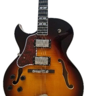 Custom Crown ES175 Vintage Semi Hollow Body Archtop Florentine Cutaway Left Guitar
