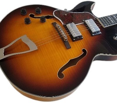 Custom Crown ES175 Vintage Semi Hollow Body Archtop Florentine Cutaway Left Guitar - Image 6