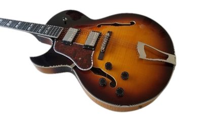 Custom Crown ES175 Vintage Semi Hollow Body Archtop Florentine Cutaway Left Guitar - Image 8