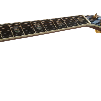 Custom Vertex D45 Sunburst Spruce Top Santos Rosewood Back And Sides Electric Acoustic Guitar - Image 6