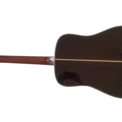 Custom Vertex D45 Sunburst Spruce Top Santos Rosewood Back And Sides Electric Acoustic Guitar - Image 8