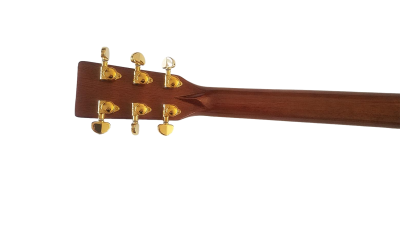 Custom Vertex D45 Sunburst Spruce Top Santos Rosewood Back And Sides Electric Acoustic Guitar - Image 9
