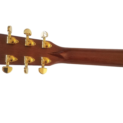 Custom Vertex D45 Sunburst Spruce Top Santos Rosewood Back And Sides Electric Acoustic Guitar - Image 9