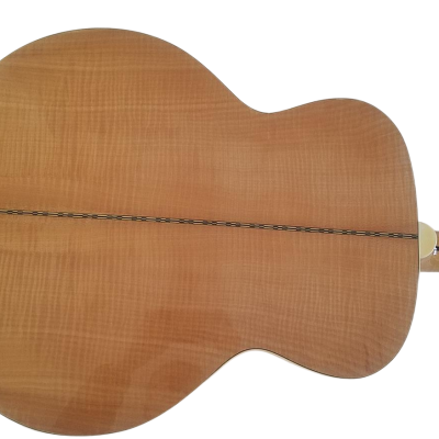 Custom Crown SJ200 Natural Finish Elvis Solid Sitka Spruce Top Acoustic Electric Guitar Space Age - Image 11