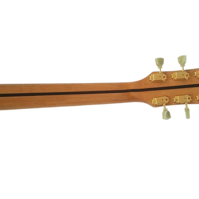Custom Crown SJ200 Natural Finish Elvis Solid Sitka Spruce Top Acoustic Electric Guitar Space Age - Image 10
