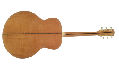 Custom Crown SJ200 Natural Finish Elvis Solid Sitka Spruce Top Acoustic Electric Guitar Space Age - Image 8