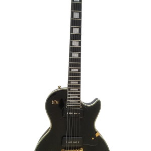 Alternative view of Custom Crown Black Beauty 2 P90 Pickups Ebony Fretboard Guitar