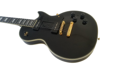 Custom Crown Black Beauty 2 P90 Pickups Ebony Fretboard Guitar - Image 12