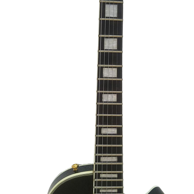 Custom Crown Black Beauty 2 P90 Pickups Ebony Fretboard Guitar - Image 3