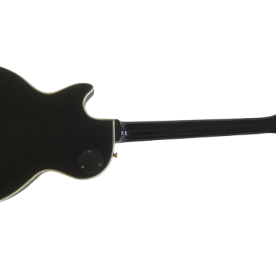 Custom Crown Black Beauty 2 P90 Pickups Ebony Fretboard Guitar - Image 5