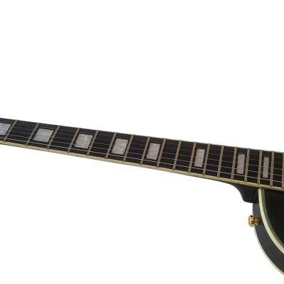 Custom Crown Black Beauty 2 P90 Pickups Ebony Fretboard Guitar - Image 10