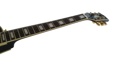Custom Crown Black Beauty 2 P90 Pickups Ebony Fretboard Guitar - Image 6