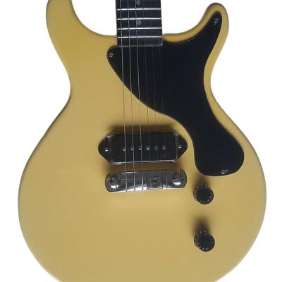 Custom Crown Junior Double Cutaway TV Yellow P90 Pickup Wraparound Tailpiece Guitar