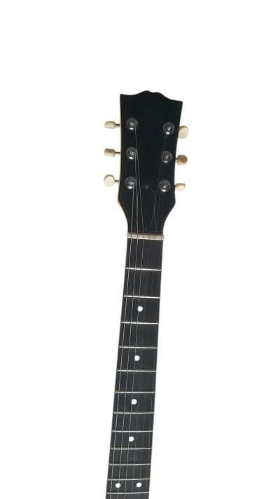 Custom Crown Junior Double Cutaway TV Yellow P90 Pickup Wraparound Tailpiece Guitar - Image 3