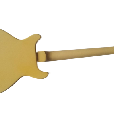 Custom Crown Junior Double Cutaway TV Yellow P90 Pickup Wraparound Tailpiece Guitar - Image 6