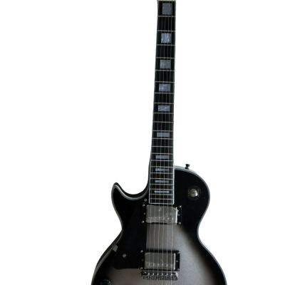Custom Crown Adam Jones Black Silverburst Electric Guitar Tear Drop - Image 2