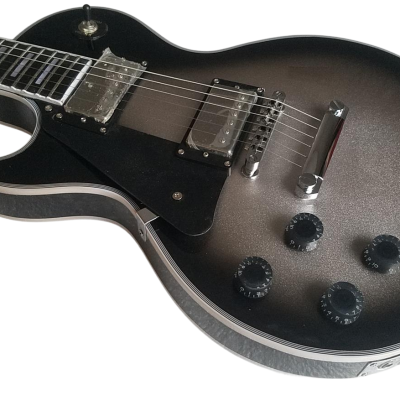 Custom Crown Adam Jones Black Silverburst Electric Guitar Tear Drop - Image 6