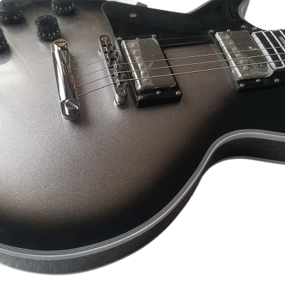 Custom Crown Adam Jones Black Silverburst Electric Guitar Tear Drop - Image 8