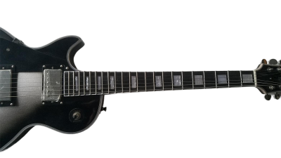 Custom Crown Adam Jones Black Silverburst Electric Guitar Tear Drop - Image 11
