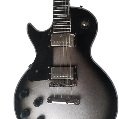 Custom Crown Adam Jones Black Silverburst Electric Guitar Tear Drop