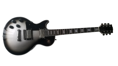 Custom Crown Adam Jones Black Silverburst Electric Guitar Tear Drop - Image 13