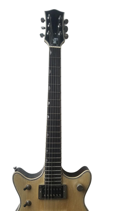 Custom Sovereign G6131MYF Malcolm Young Natural Finish Jet The Beast Electric Guitar - Image 3