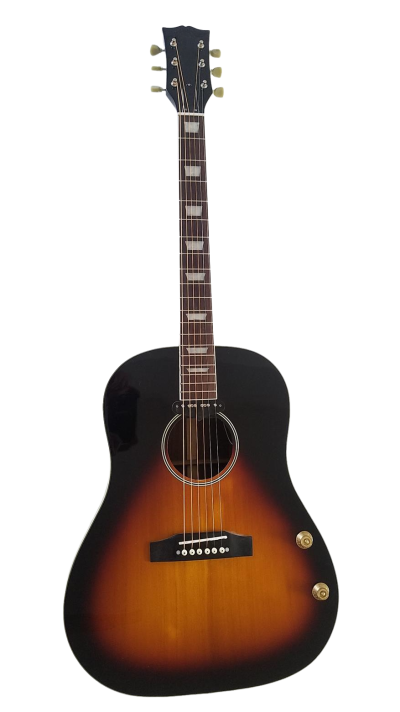 Custom Crown J160E Vintage Sunburst Magnetic Pickup Acoustic Electric Guitar - Image 4