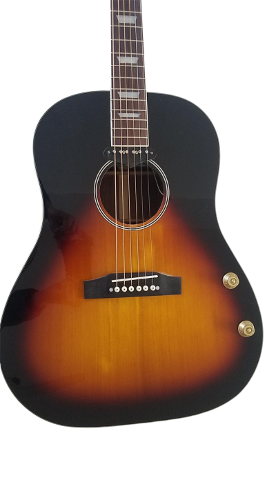 Custom Crown J160E Vintage Sunburst Magnetic Pickup Acoustic Electric Guitar